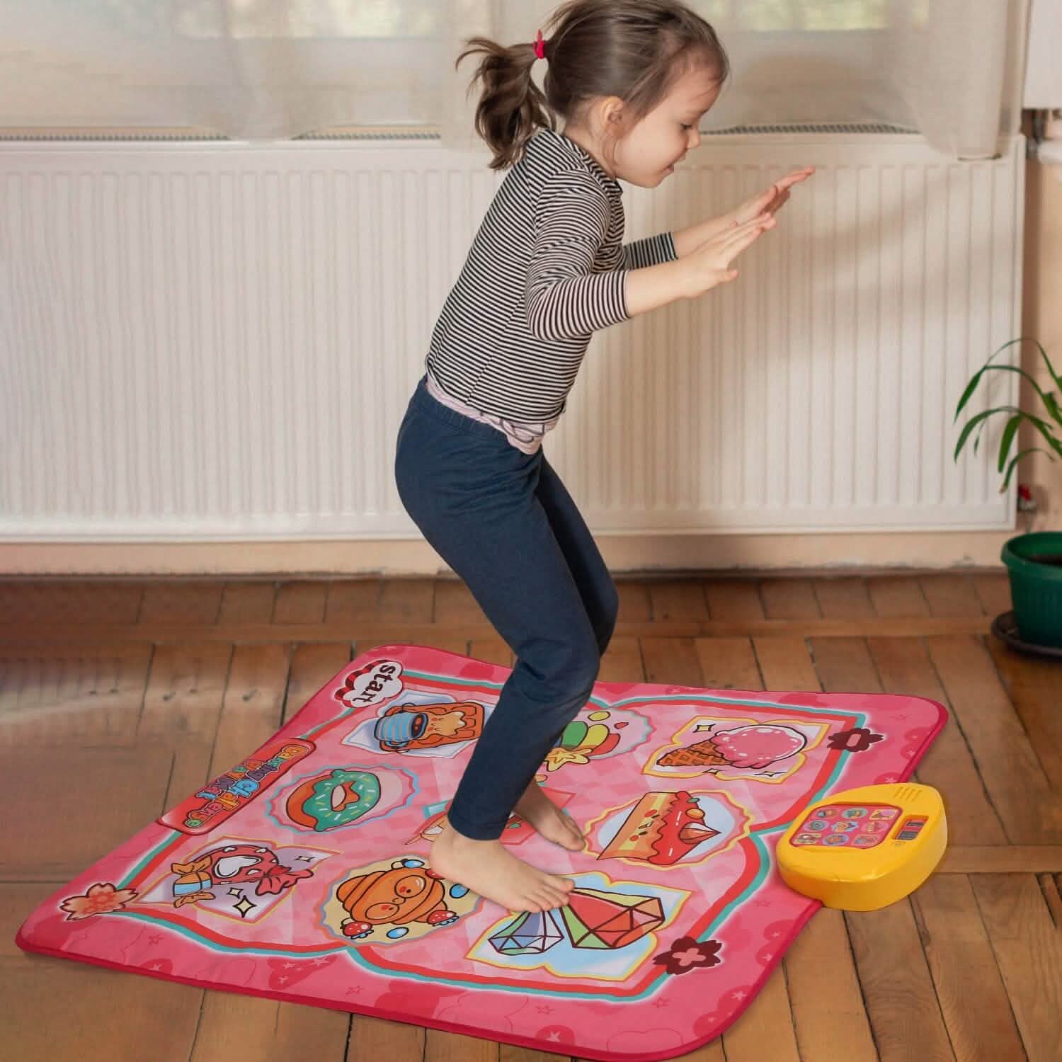 Tapis de danse musical électronique pour enfants avec 6 modes