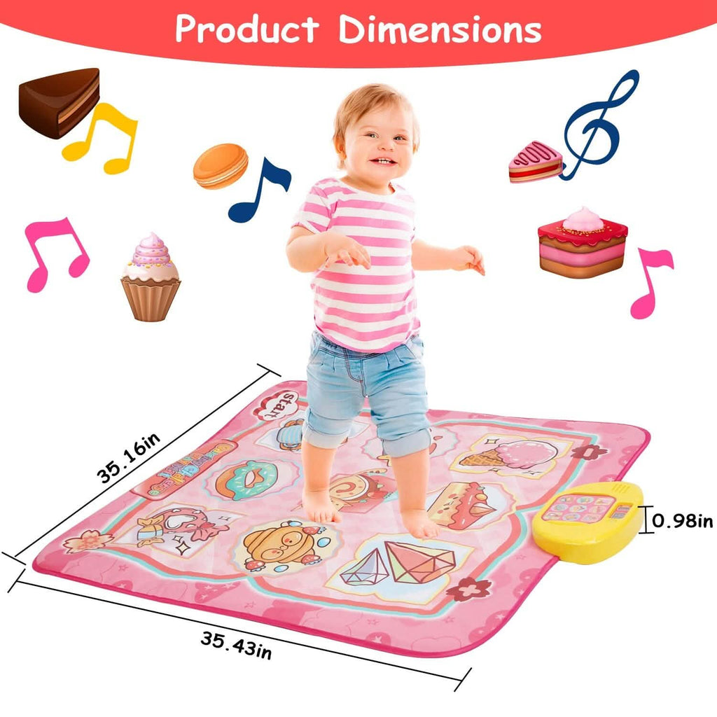 Tapis de danse musical électronique pour enfants avec 6 modes