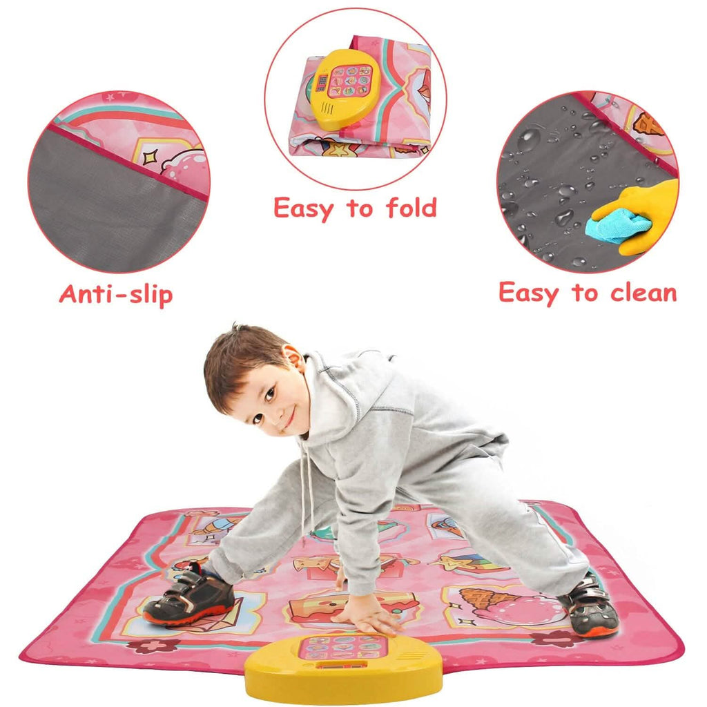 Tapis de danse musical électronique pour enfants avec 6 modes