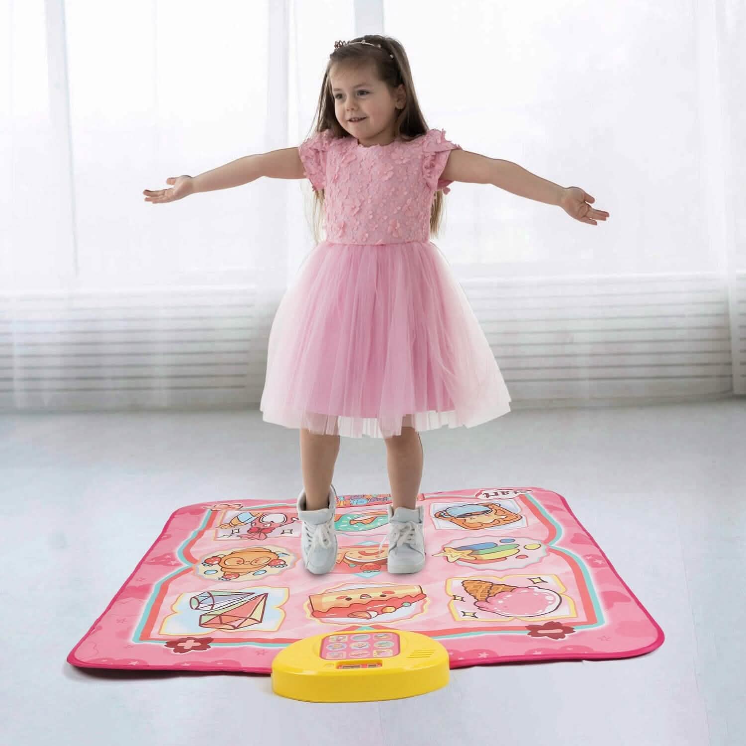 Tapis de danse musical électronique pour enfants avec 6 modes