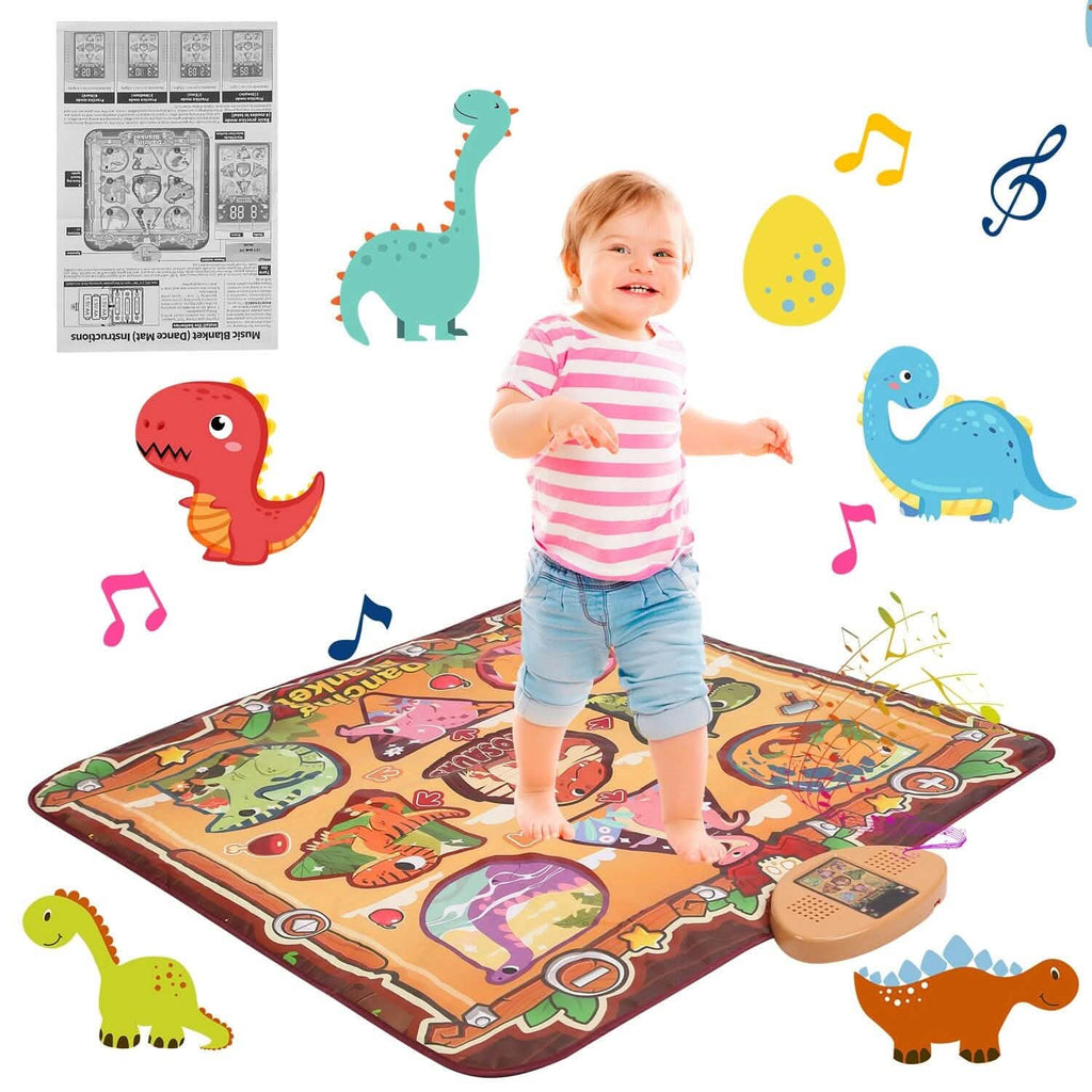 Tapis de danse musical électronique pour enfants avec 6 modes