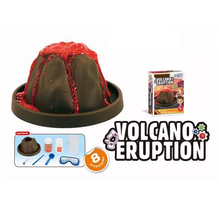Kit de science amusant et éducatif sur l'éruption volcanique pour enfants