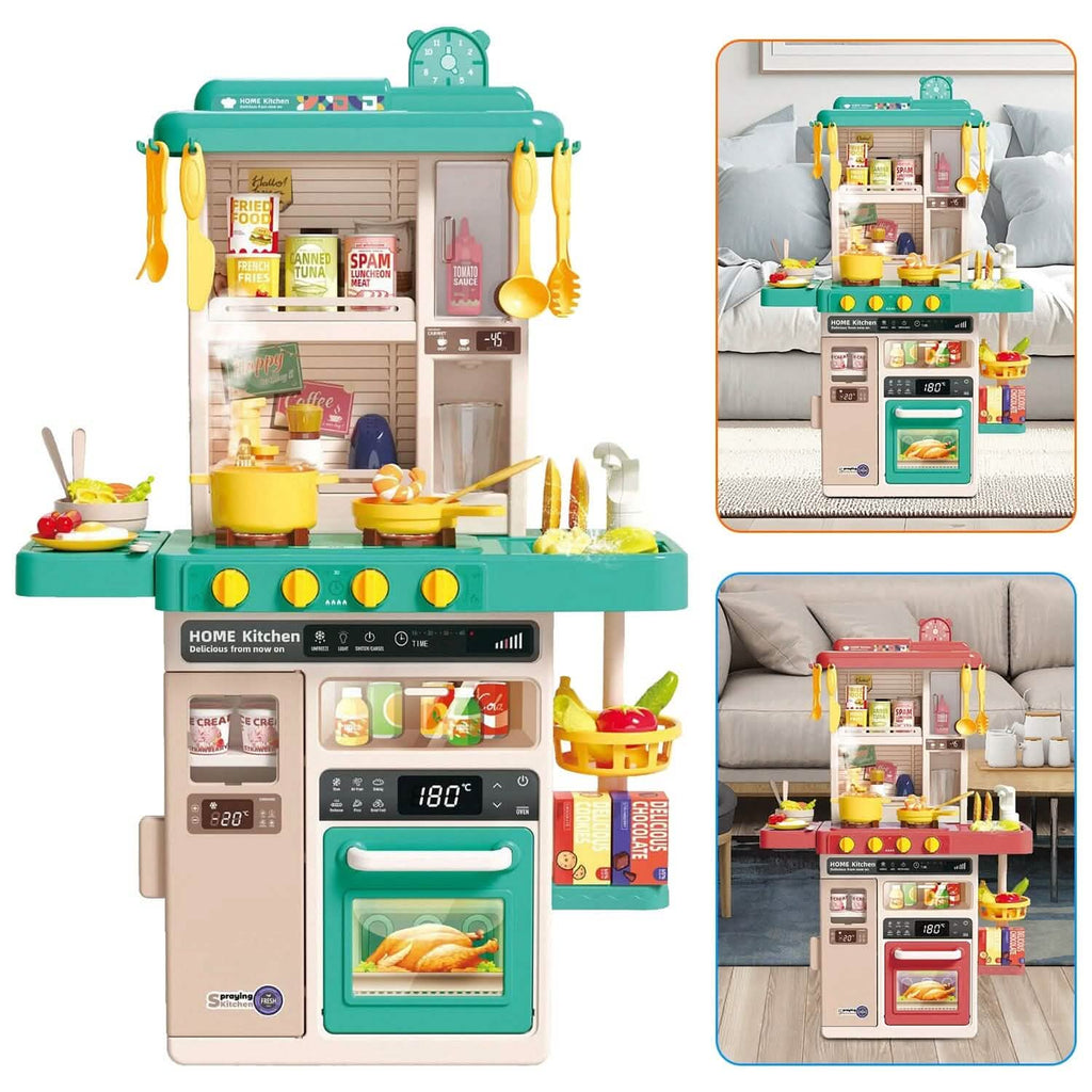 Cuisine pour enfants interactive, jouets de cuisine pour jeu d'imitation, ustensiles de cuisine