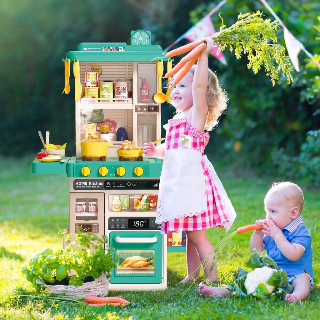 Cuisine pour enfants interactive, jouets de cuisine pour jeu d'imitation, ustensiles de cuisine