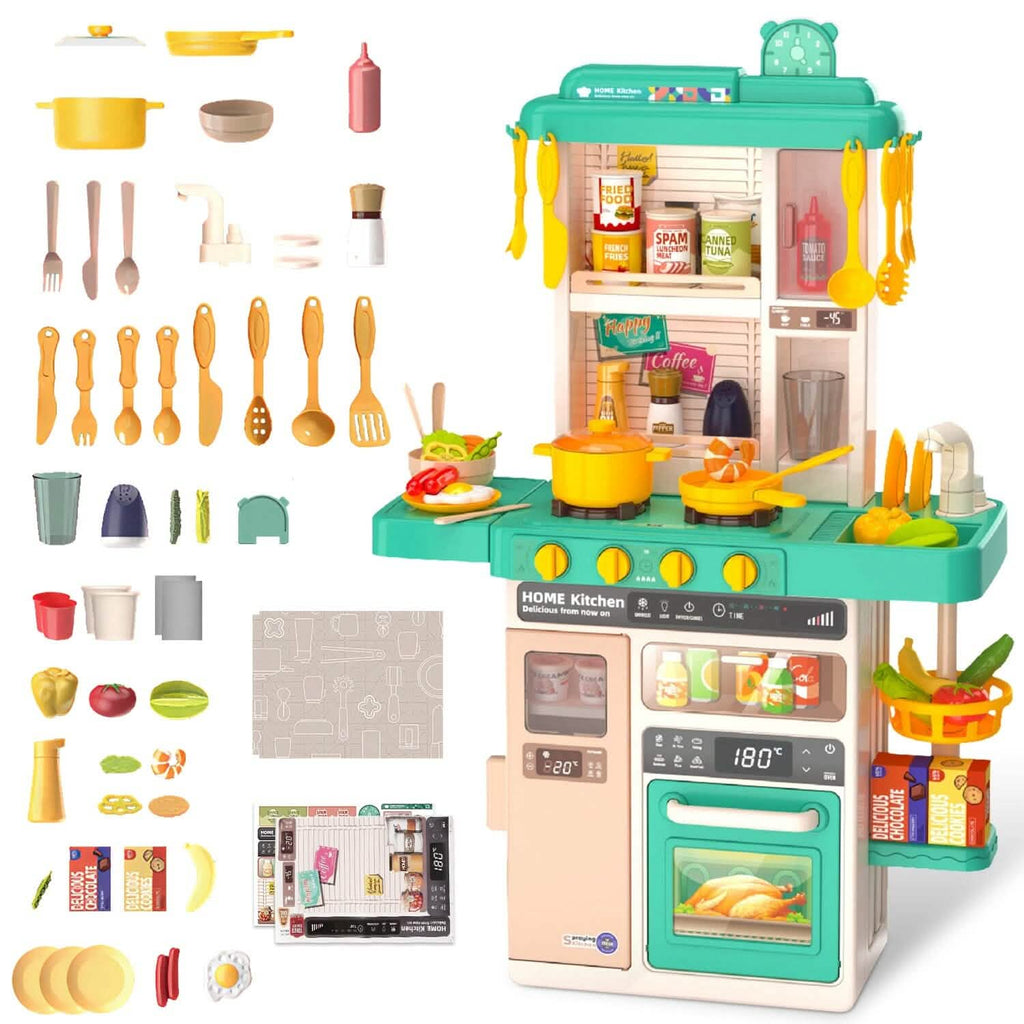 Cuisine pour enfants interactive, jouets de cuisine pour jeu d'imitation, ustensiles de cuisine