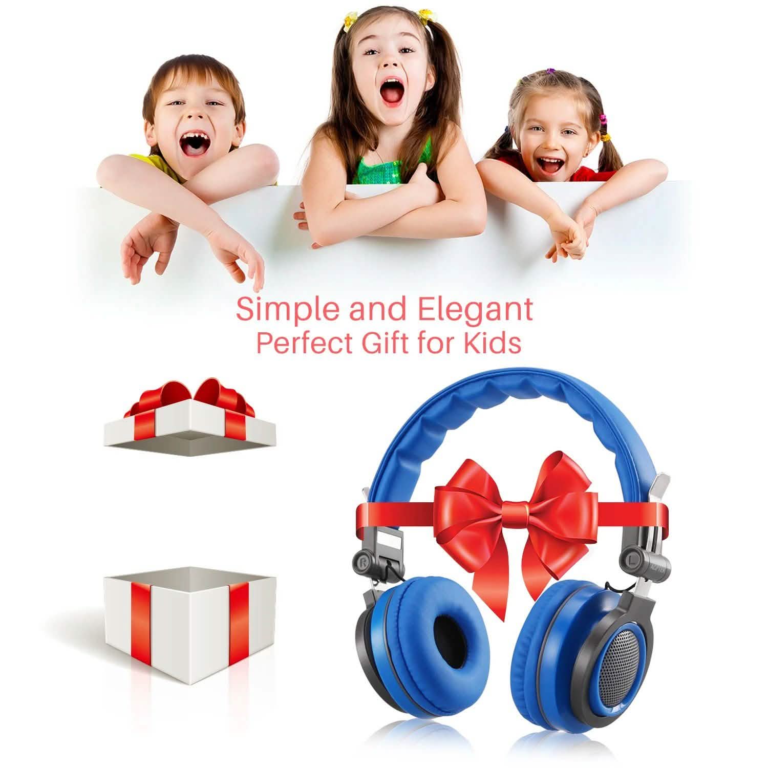 Casques filaires supra-auriculaires pour enfants avec limiteur de volume de 85 dB