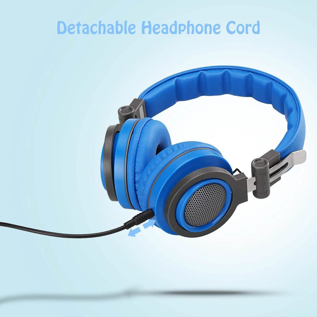 Casques filaires supra-auriculaires pour enfants avec limiteur de volume de 85 dB