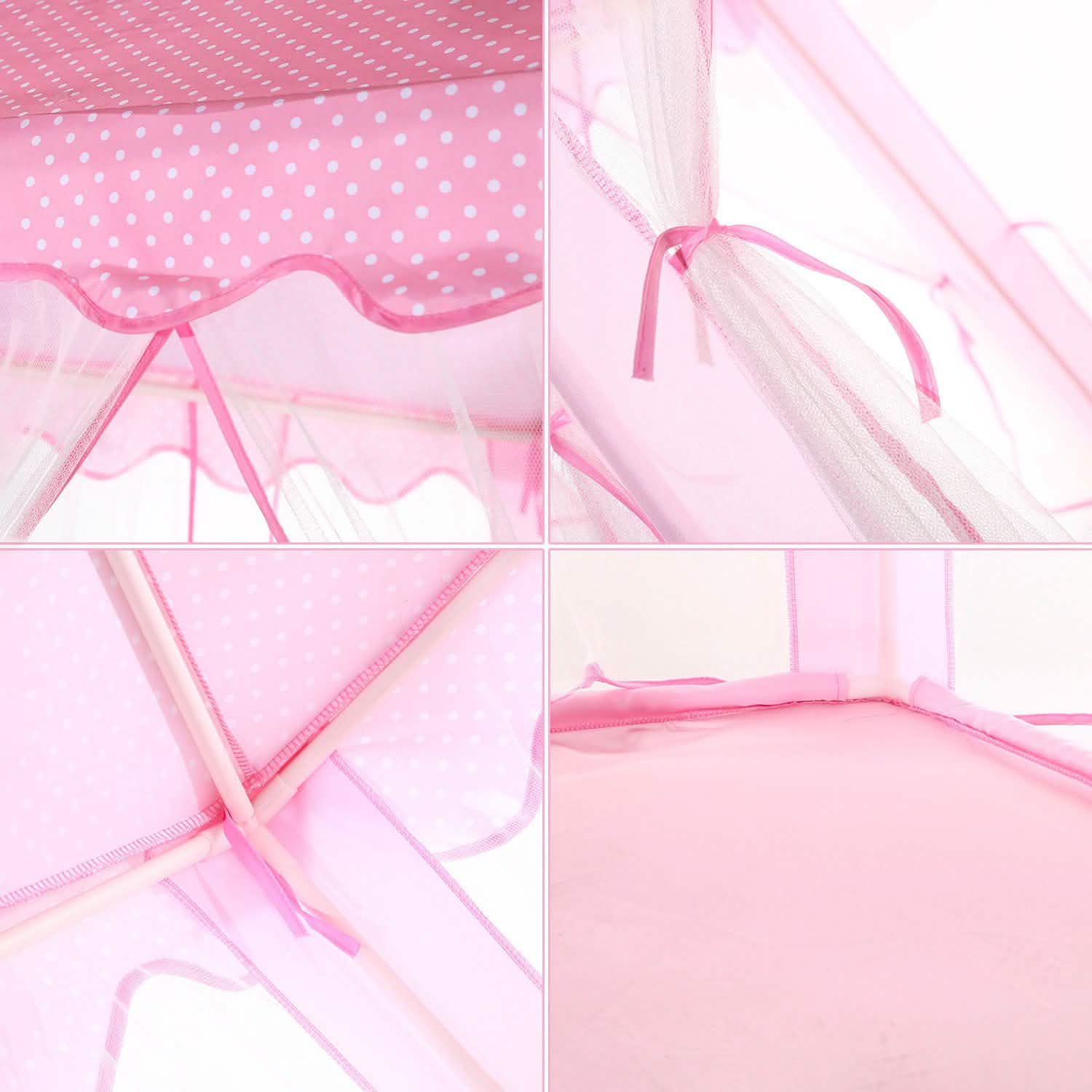Tente de jeu princesse pour filles