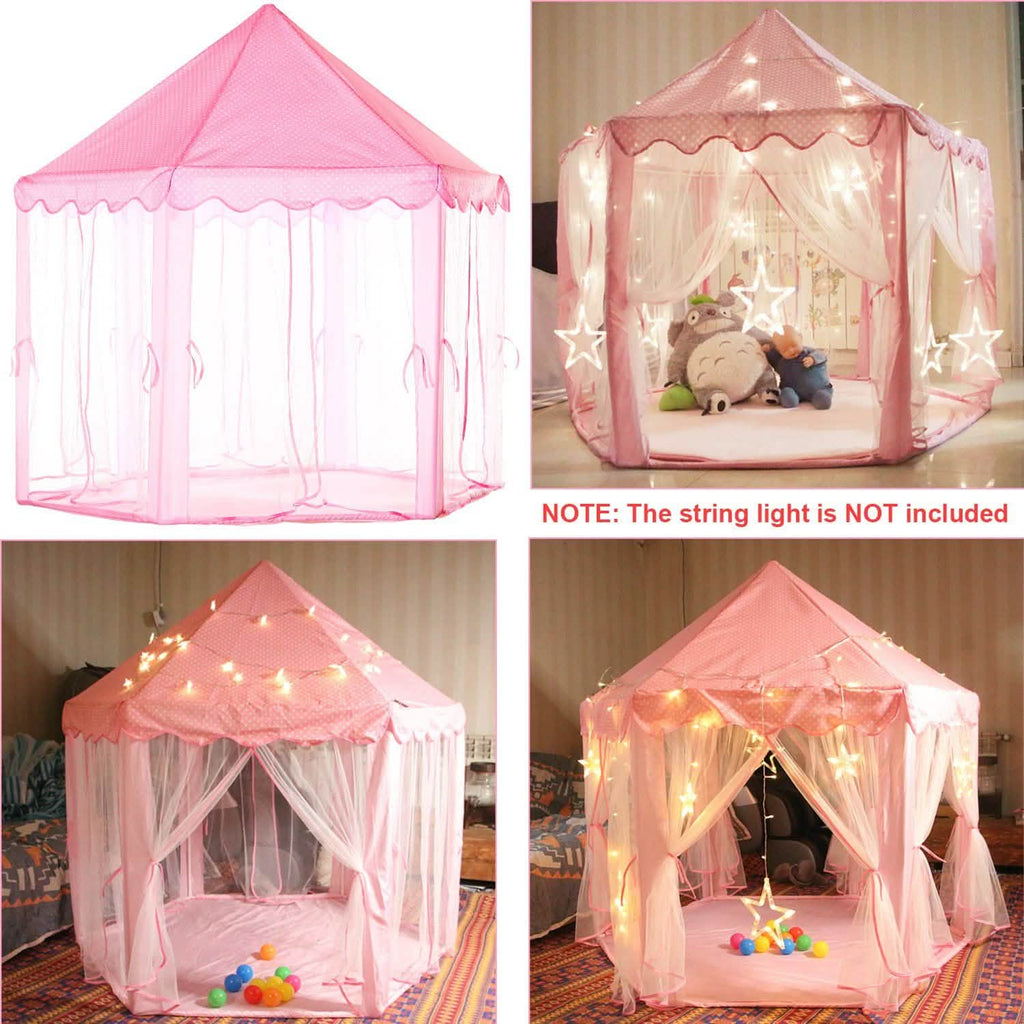 Tente de jeu princesse pour filles