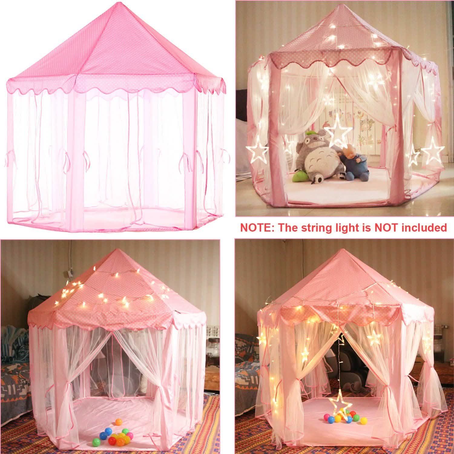 Tente de jeu princesse pour filles
