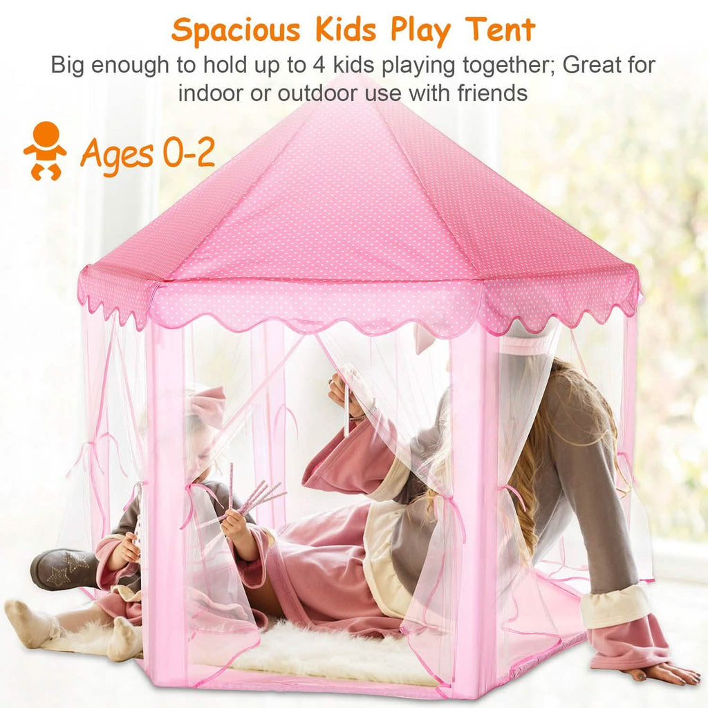 Tente de jeu princesse pour filles
