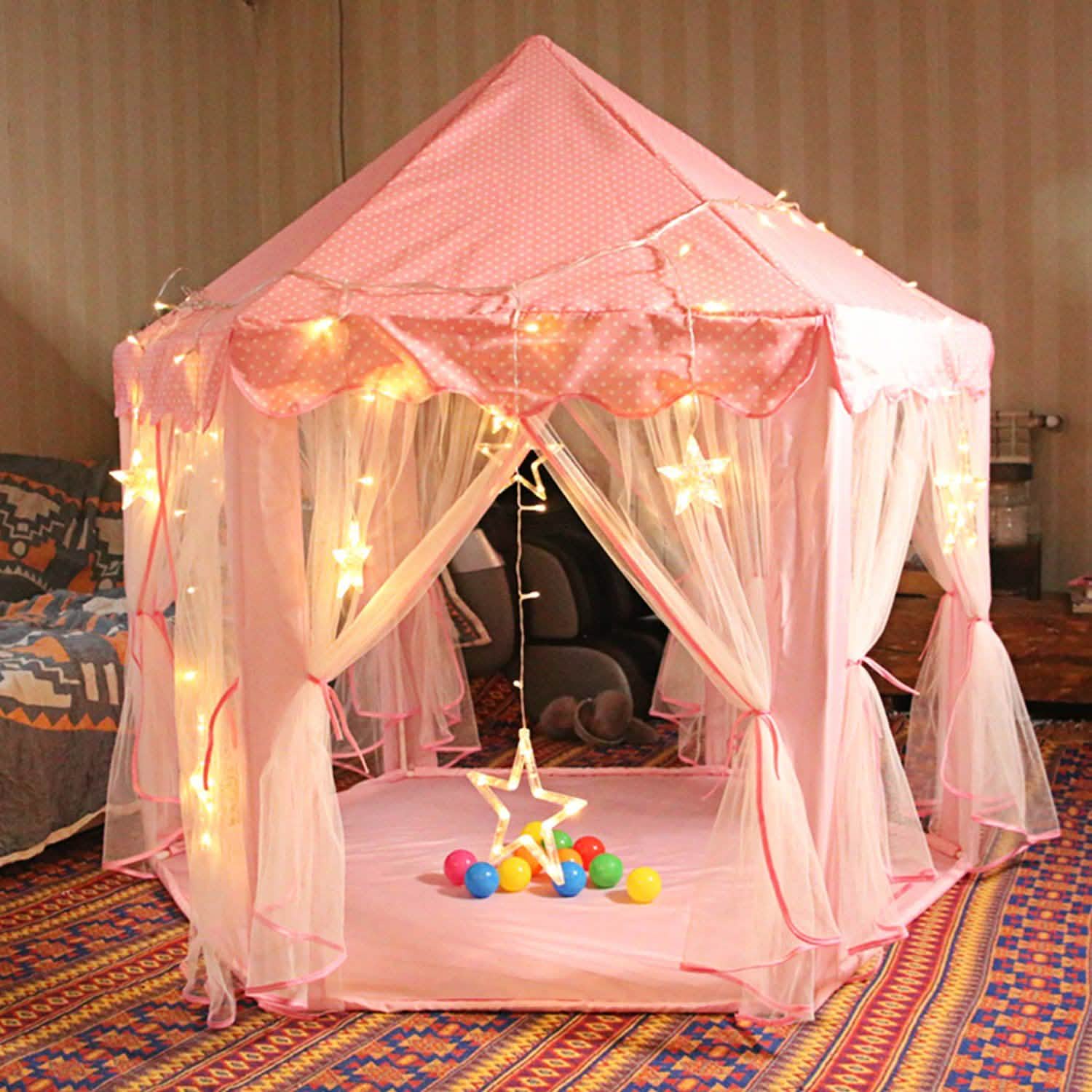 Tente de jeu princesse pour filles