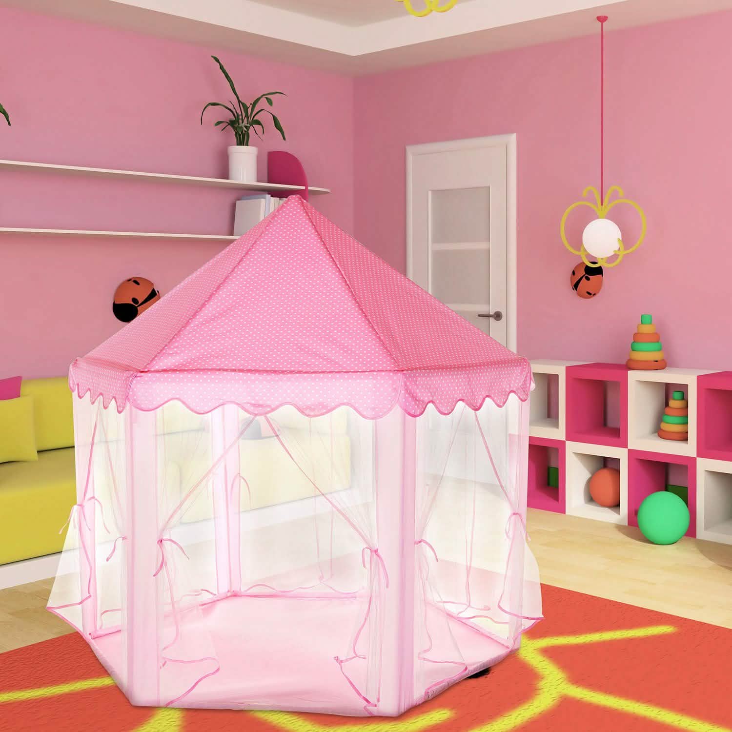 Tente de jeu princesse pour filles