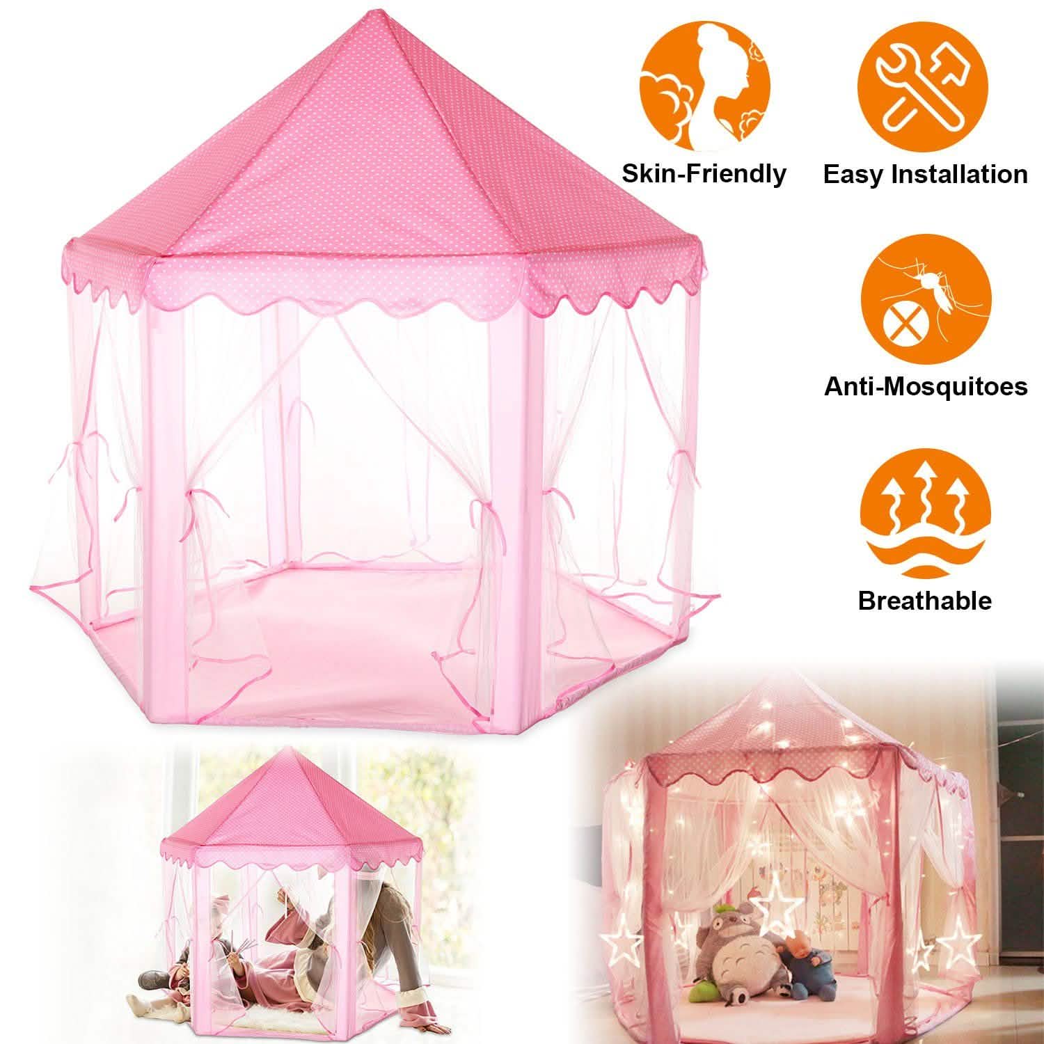 Tente de jeu princesse pour filles