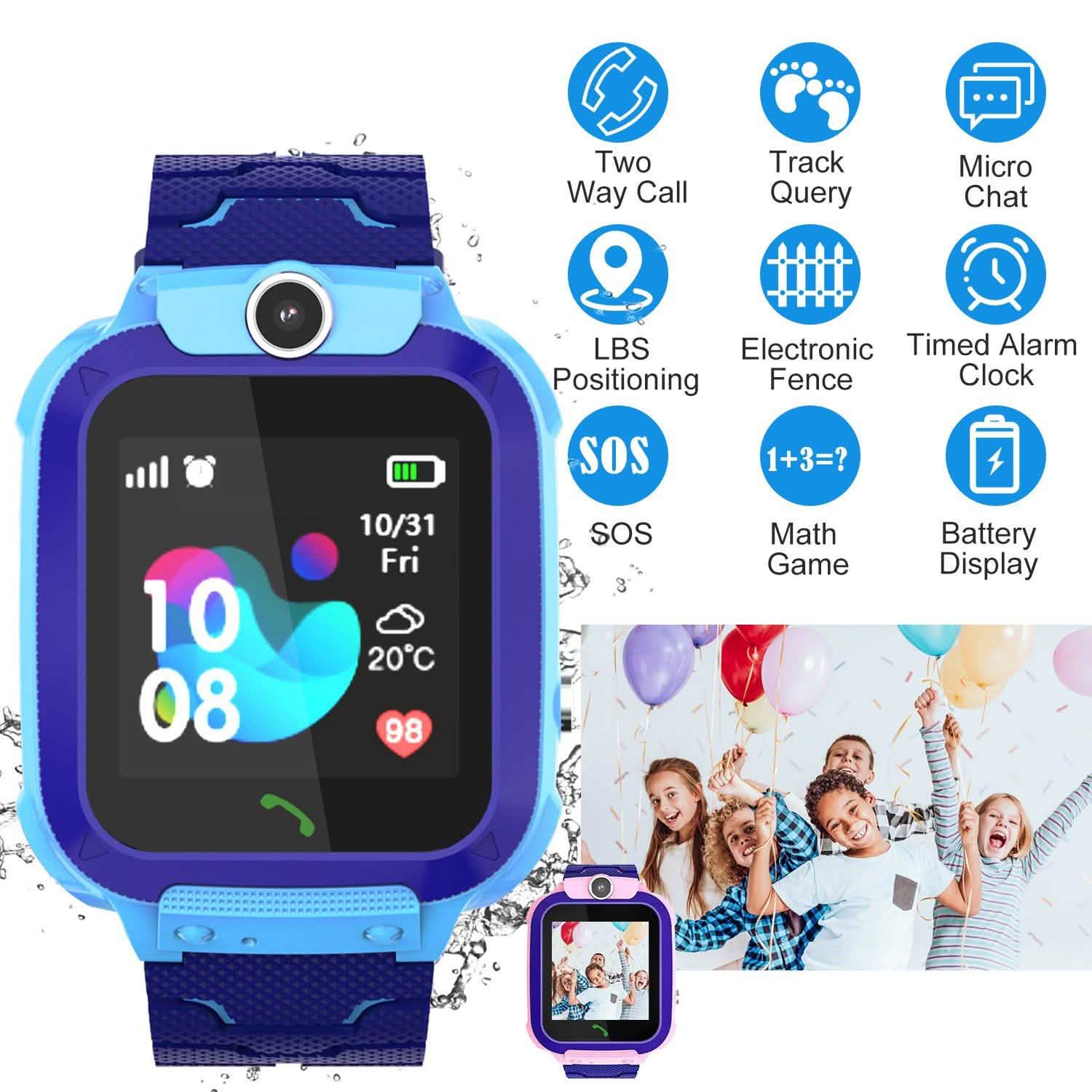 Traceur GPS Montre Intelligente Enfant