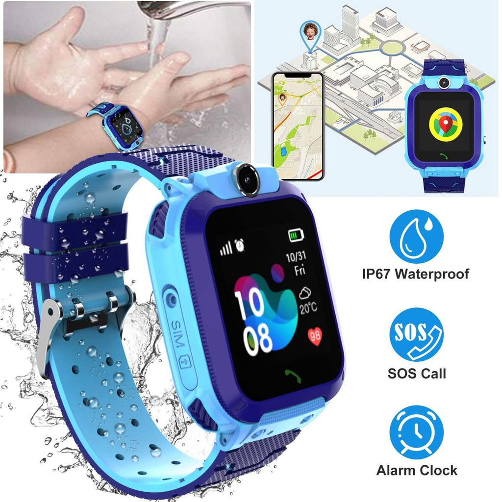 Traceur GPS Montre Intelligente Enfant
