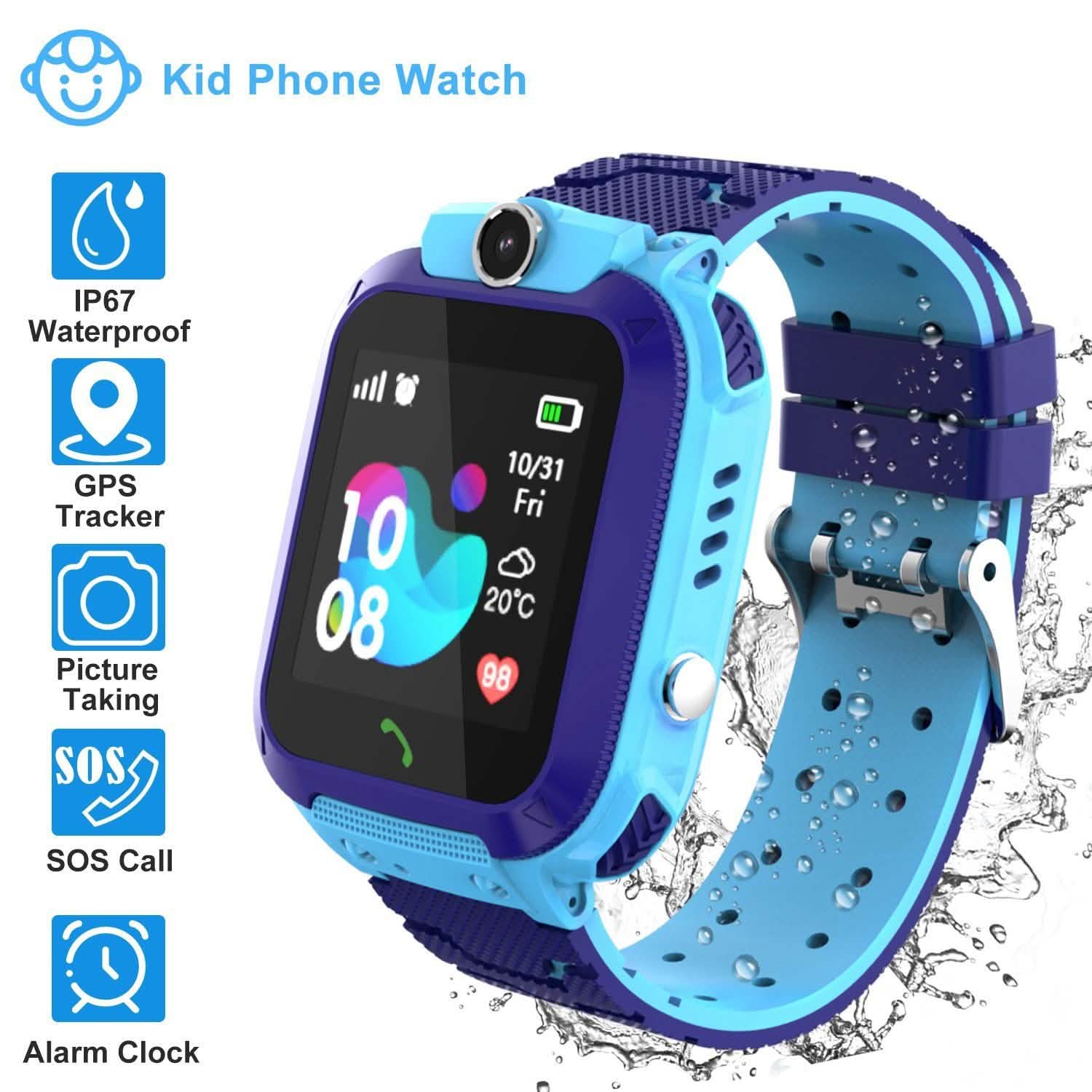 Traceur GPS Montre Intelligente Enfant