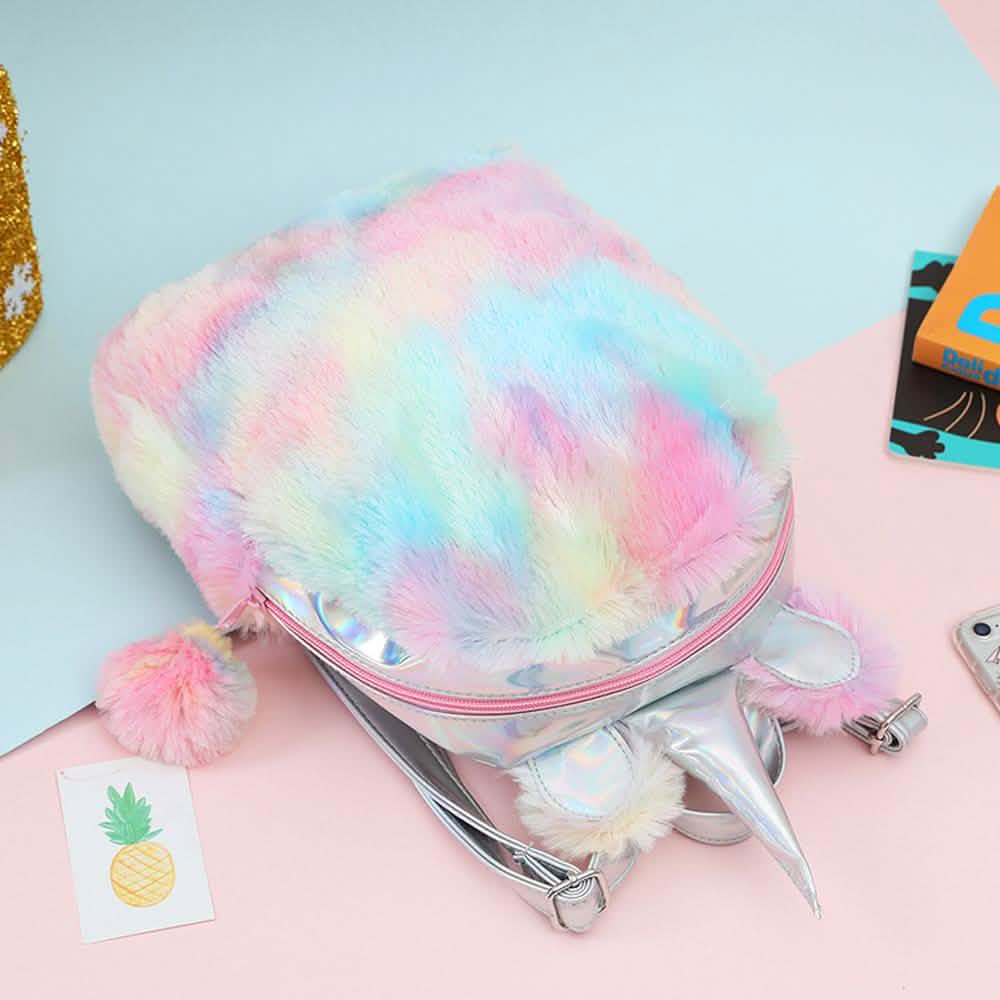 Sac à dos licorne doux tie-dye pour enfants