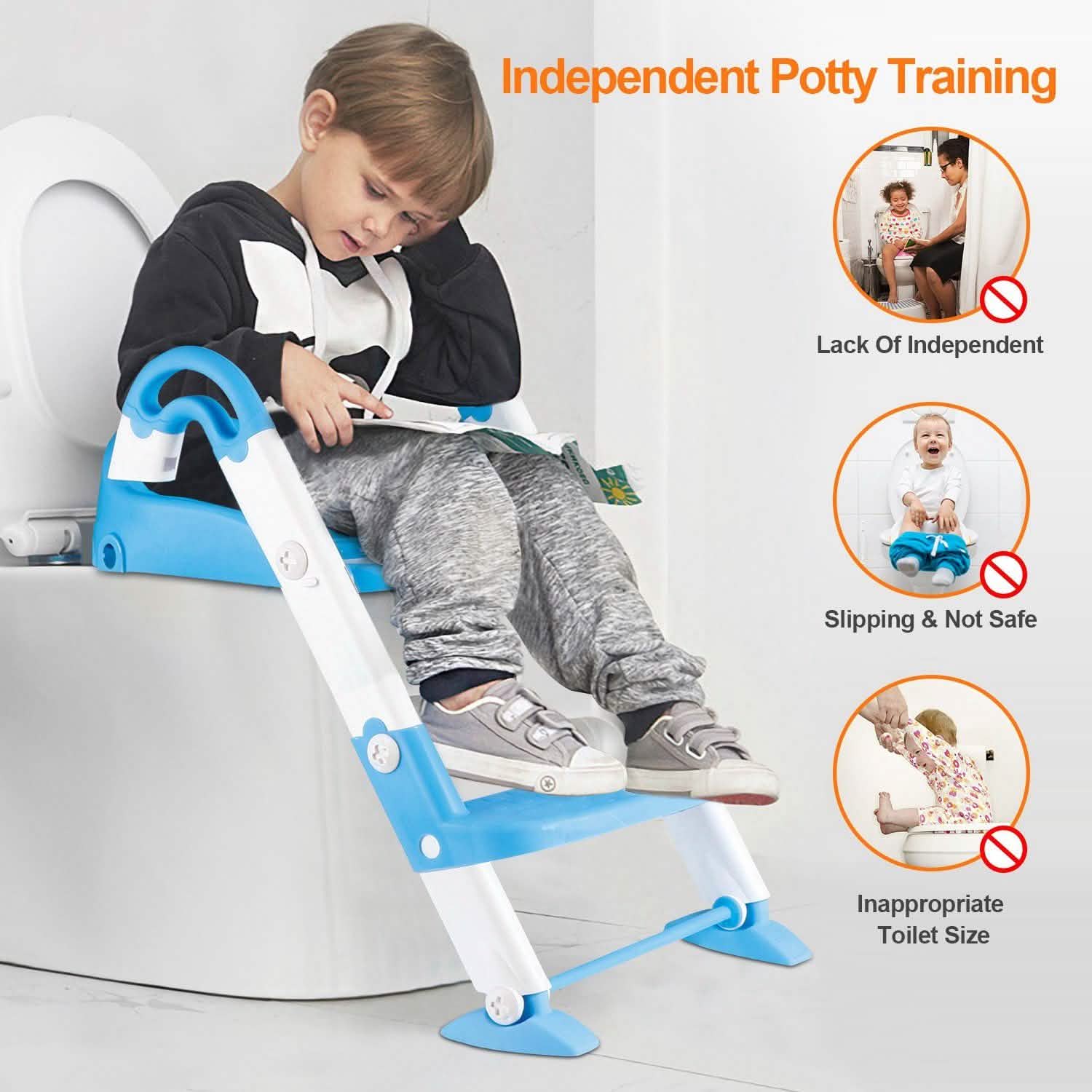 Siège de toilettes pour enfants Chaise d'apprentissage de la propreté pour tout-petits