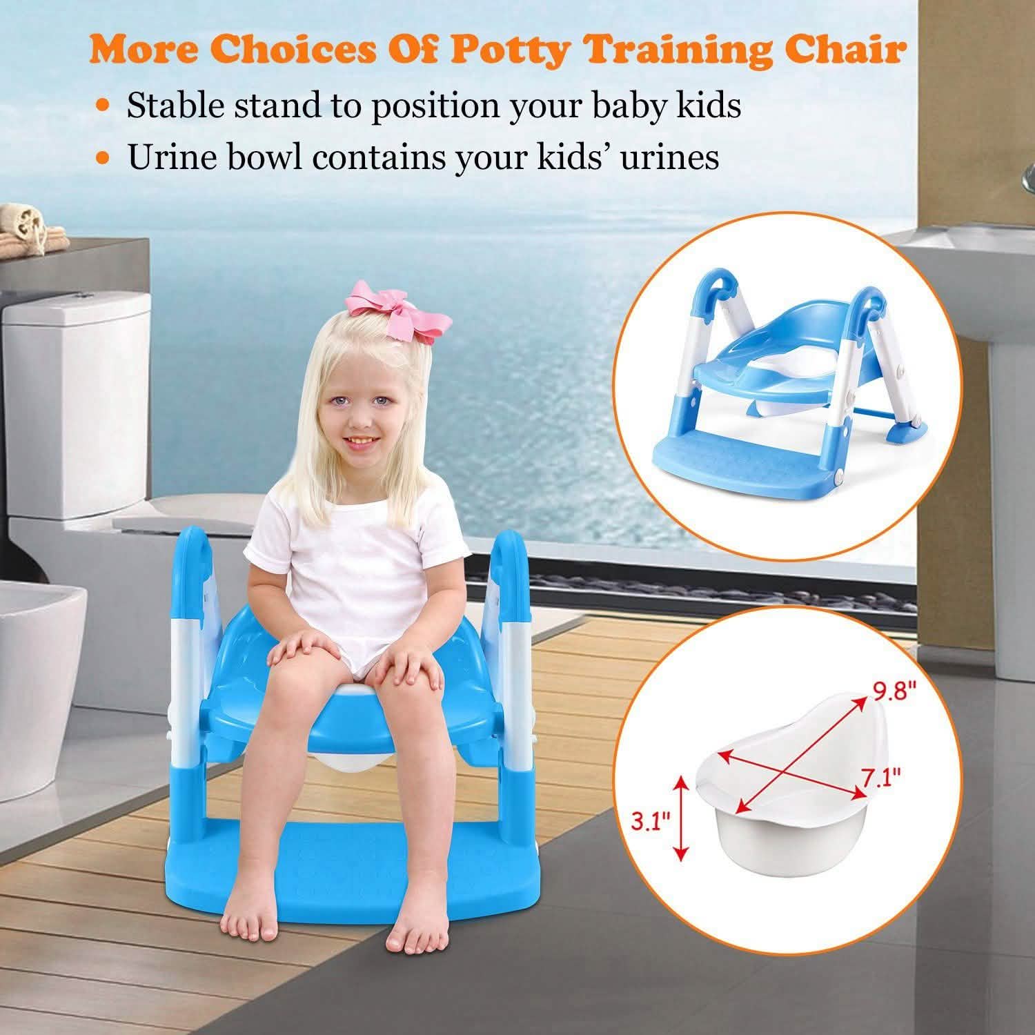 Siège de toilettes pour enfants Chaise d'apprentissage de la propreté pour tout-petits