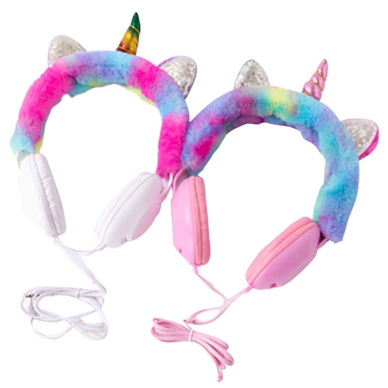 Casque Licorne avec microphone pour enfants