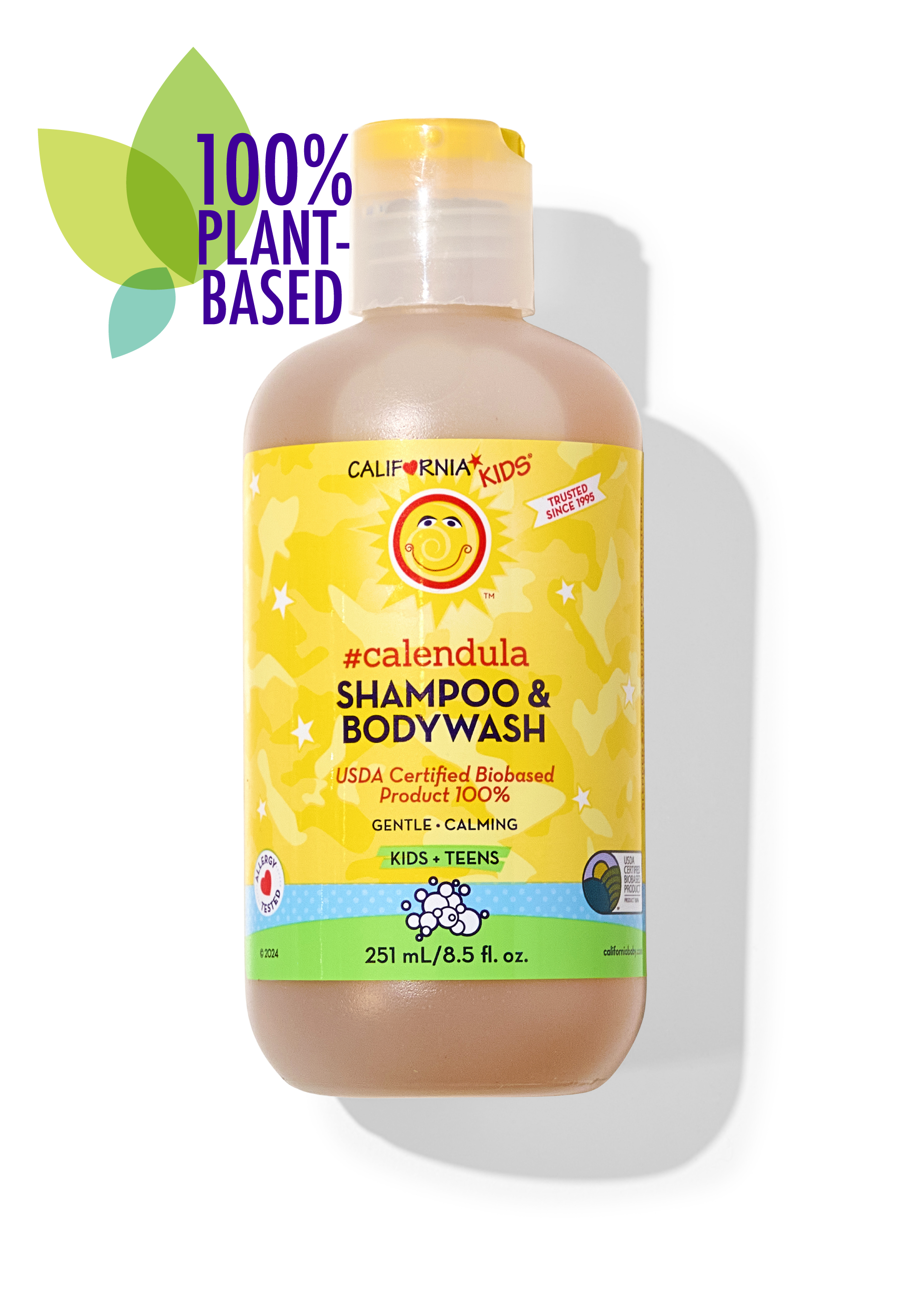 Shampooing et nettoyant corps à la calendula California Kids® #Calendula™