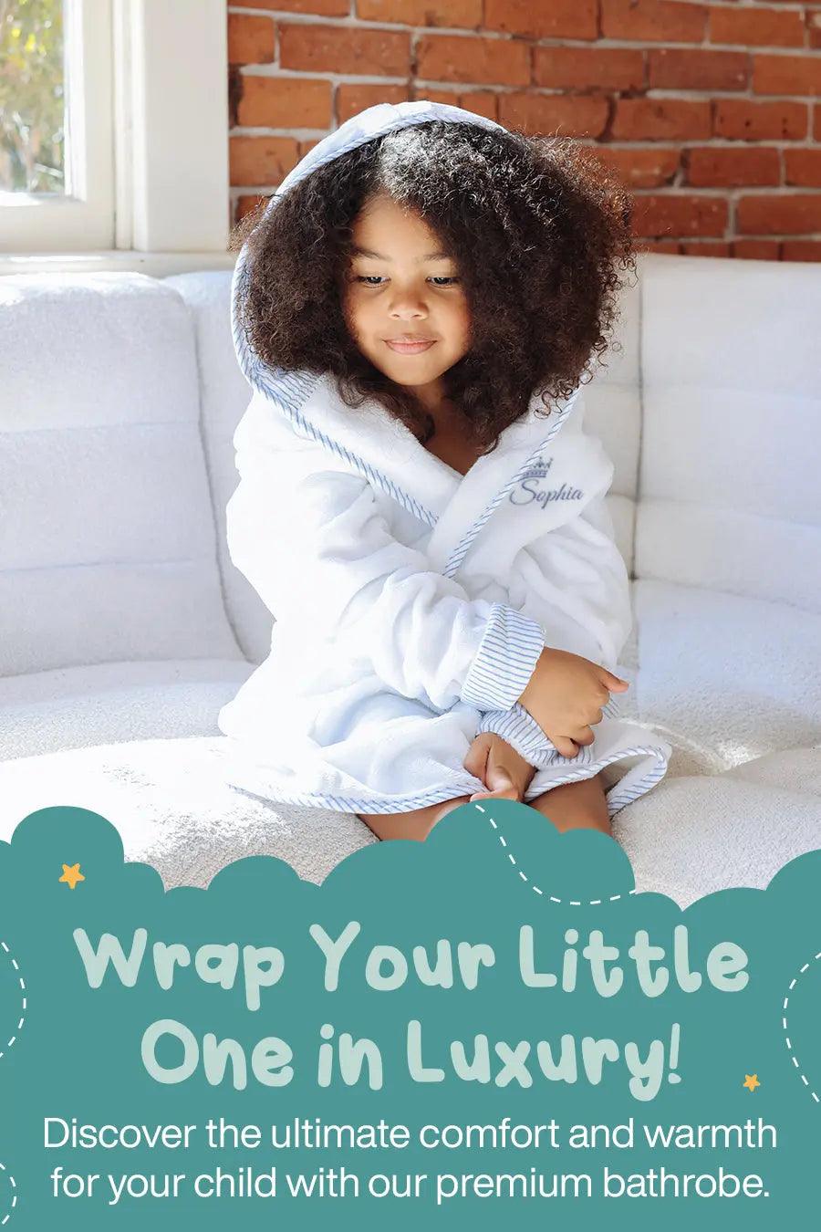 Peignoir en peluche pour enfants – Ultra doux, sûr et confortable pour les tout-petits et les enfants