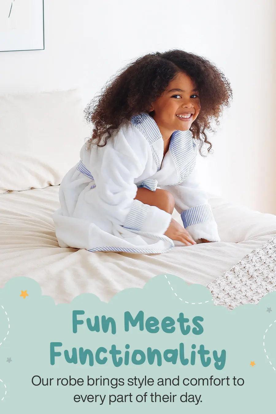 Peignoir en peluche pour enfants – Ultra doux, sûr et confortable pour les tout-petits et les enfants