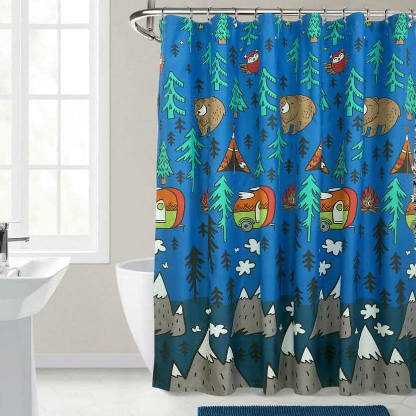 Rideau de Douche Kidz Mix Camping Explorer