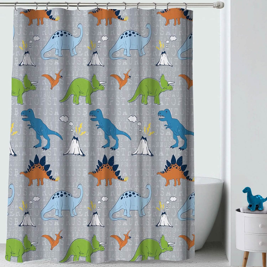 Rideau de douche Kidz Mix motif dinosaures