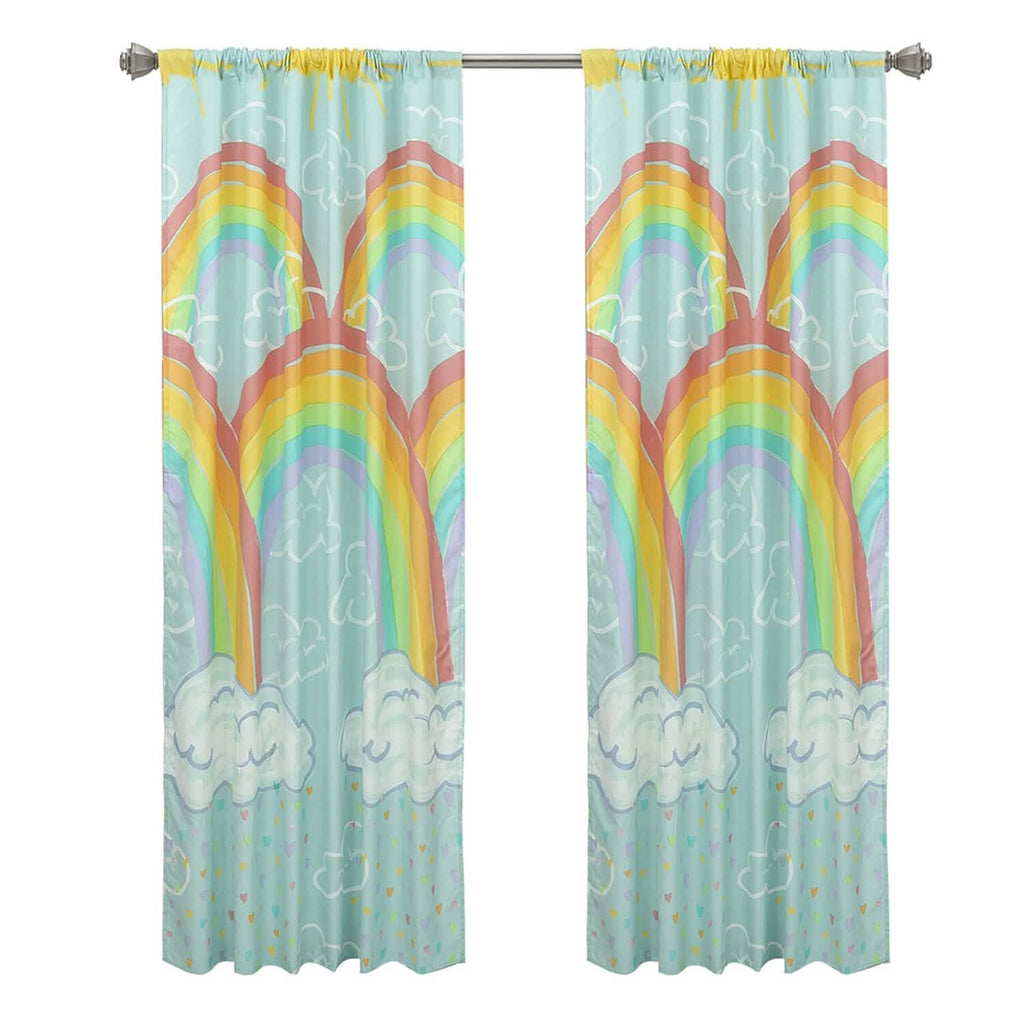 Kidz Mix Paires de panneaux de fenêtre Nuages Arc-en-ciel