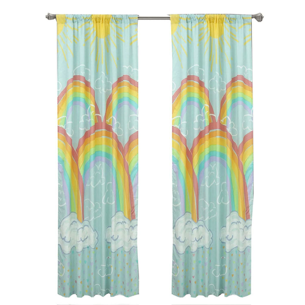 Kidz Mix Paires de panneaux de fenêtre Nuages Arc-en-ciel