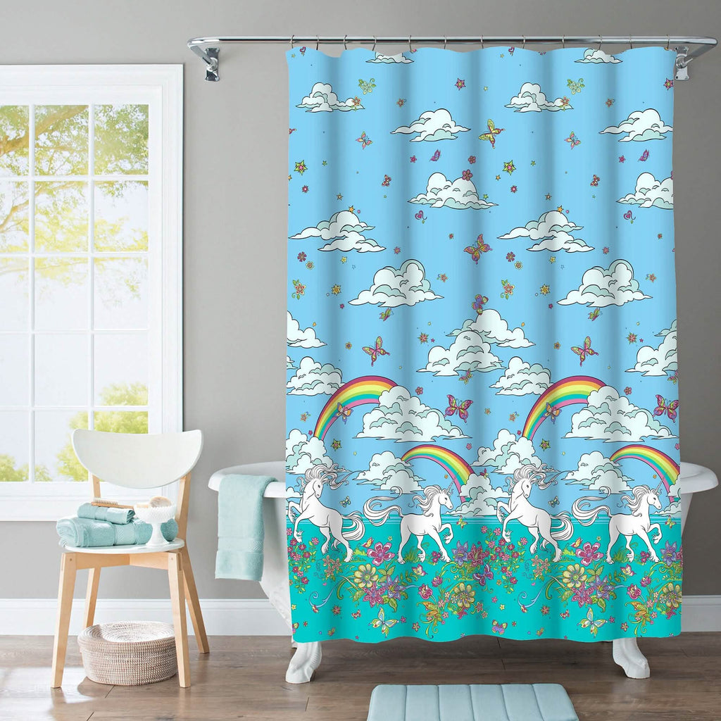 Rideau de Douche Licorne Arc-en-ciel Kidz Mix