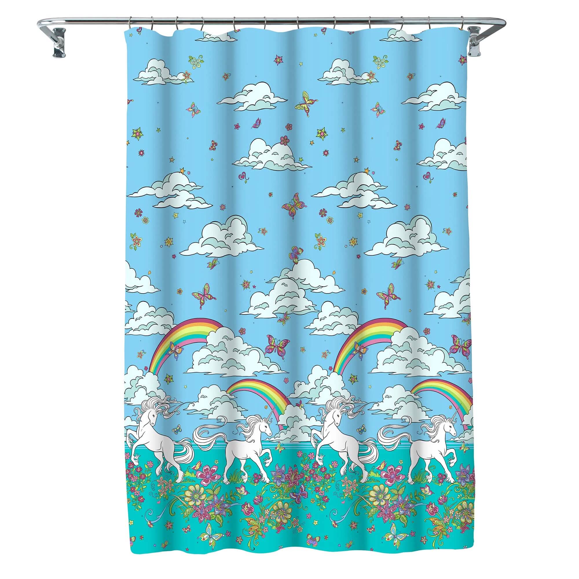 Rideau de Douche Licorne Arc-en-ciel Kidz Mix