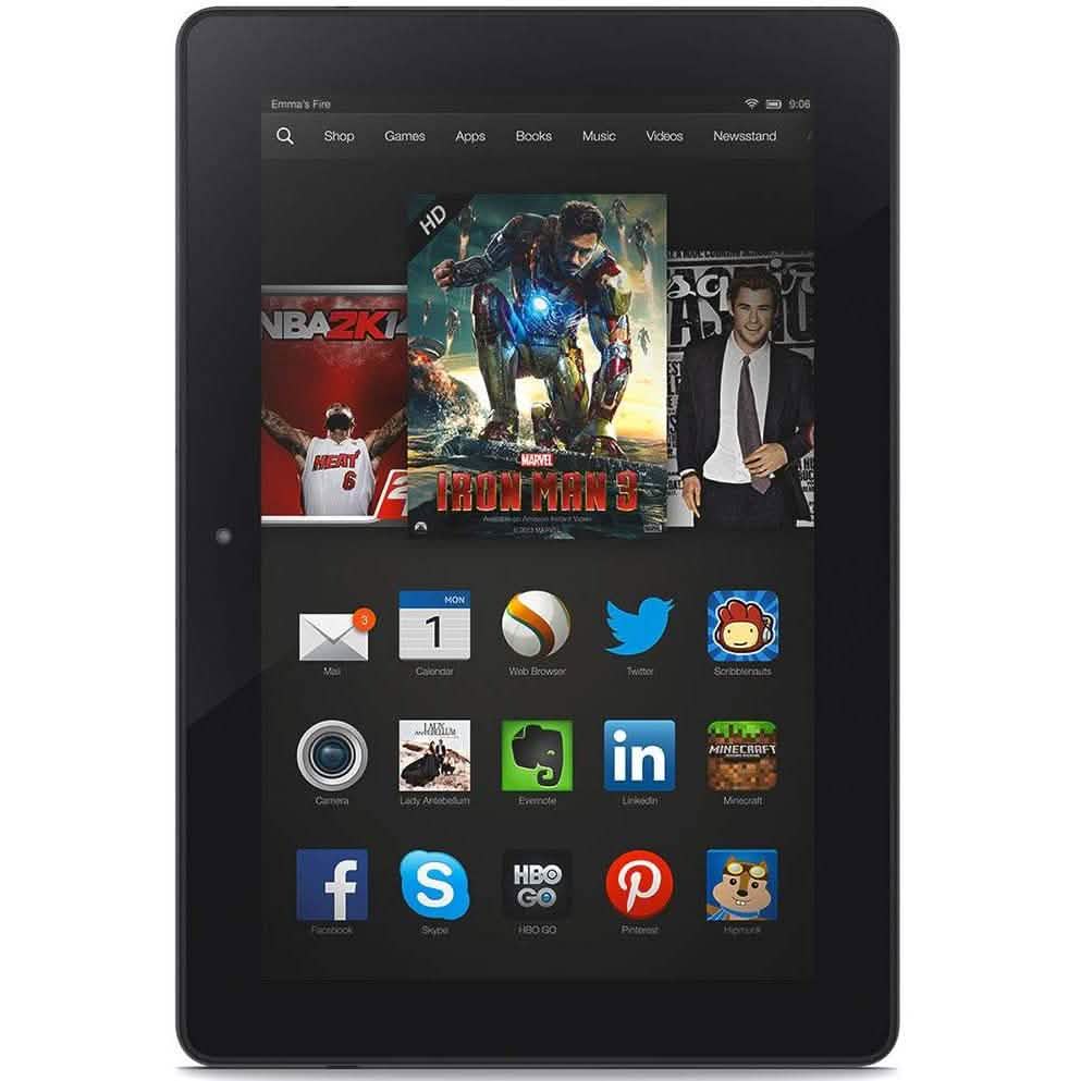 Tablette Amazon Kindle Fire HDX 8.9" (3ème génération) (reconditionnée)