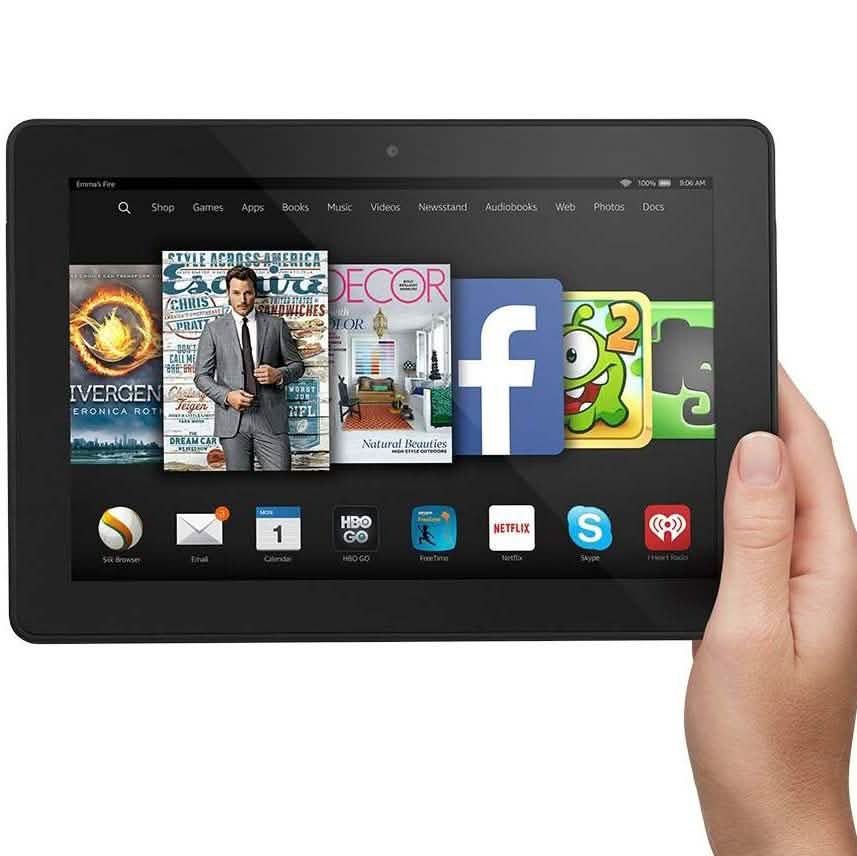 Tablette Amazon Kindle Fire HDX 8.9" (3ème génération) (reconditionnée)