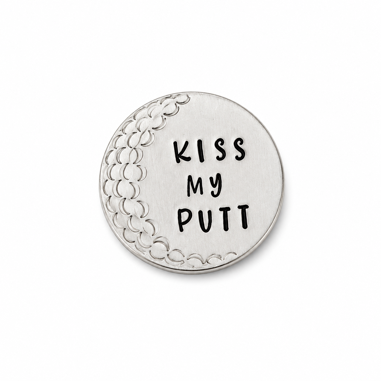 Kiss My Putt Golf Ball Marker