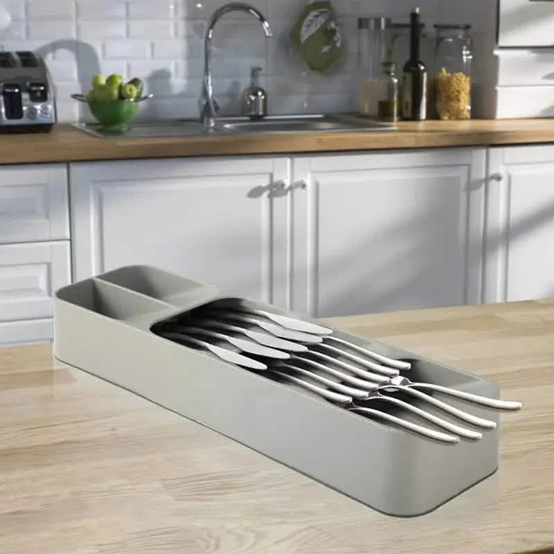 Boîte de rangement pour couverts de tiroir de cuisine