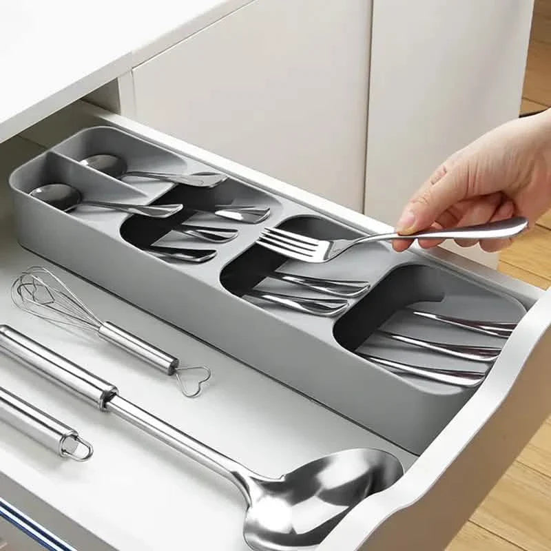 Boîte de rangement pour couverts de tiroir de cuisine