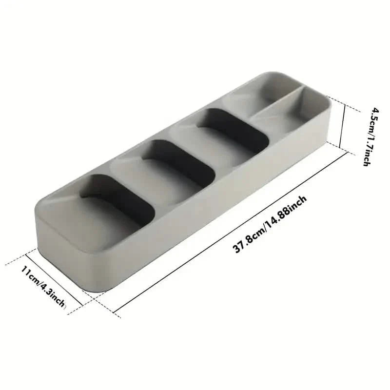 Boîte de rangement pour couverts de tiroir de cuisine