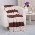 Jeté en tricot, couvre-canapé, couverture de sofa - Styles variés