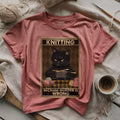 T-shirt « Tricoter parce que le meurtre est mal »