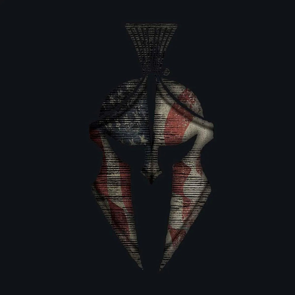 T-shirt homme Kryptek Real Flag Helmet