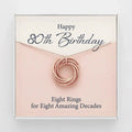 Cadeau 80e anniversaire pour maman, cadeau d'anniversaire pour elle, 80e anniversaire de mamie