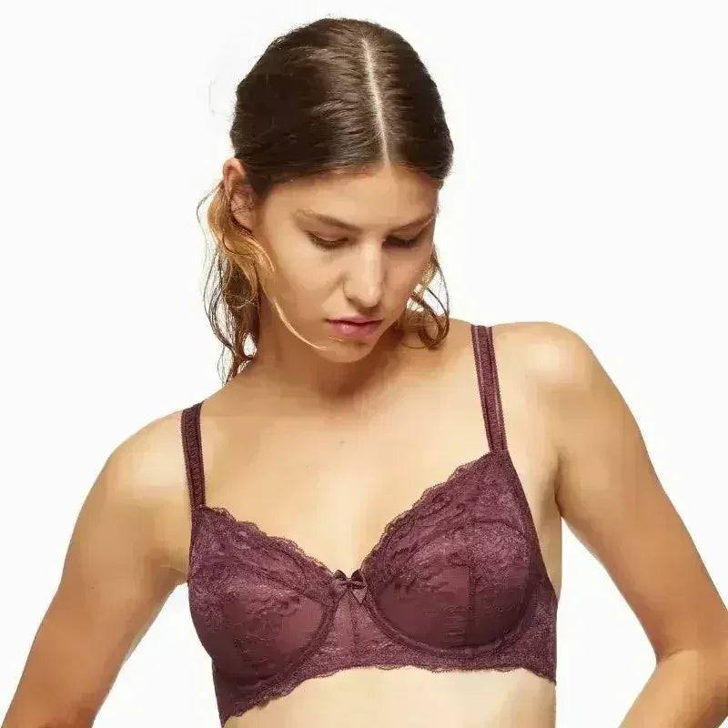 Blush Harlow Full Figure Lace Unlined Bra