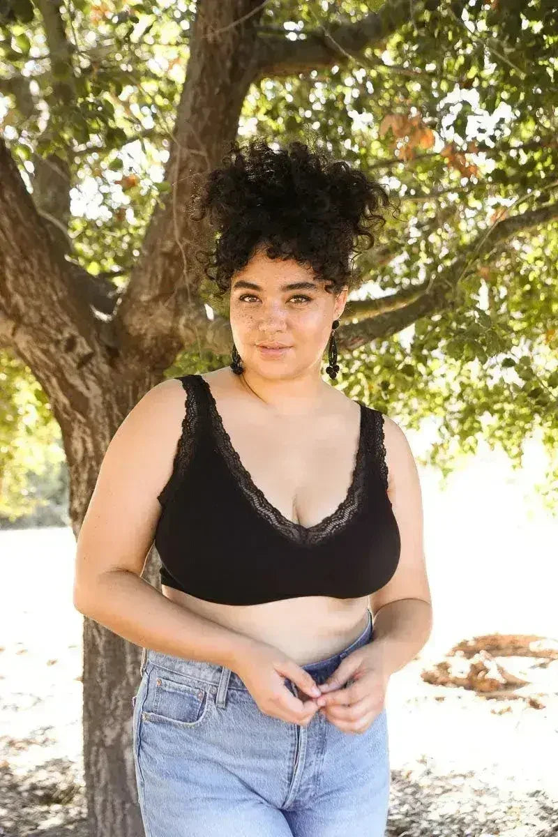 Bralette rembourrée bordée de dentelle – Soutien-gorge confortable au quotidien | Femstylo