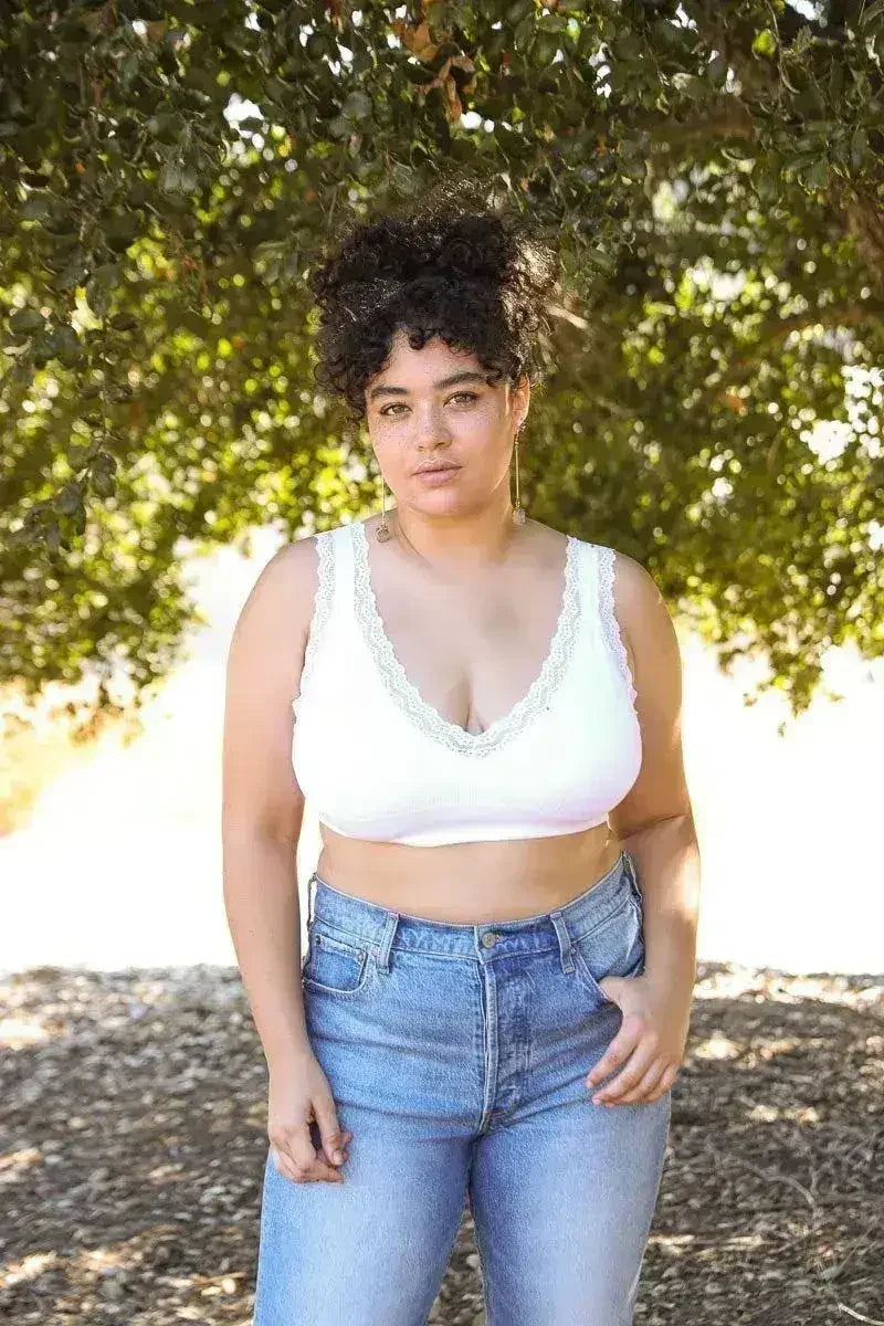 Bralette rembourrée bordée de dentelle – Soutien-gorge confortable au quotidien | Femstylo