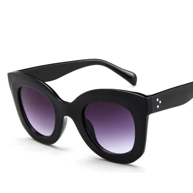 Lunettes de soleil rétro Cat Eye pour femmes, lunettes de soleil de luxe pour femmes/hommes, monture légère pour femmes, lunettes rétro au style unique