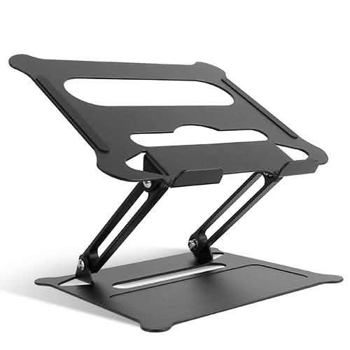 Support d'ordinateur portable en aluminium, angle réglable, élévateur, ventilation