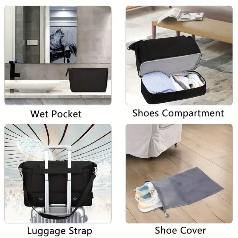 Grand sac de voyage polochon pour femme